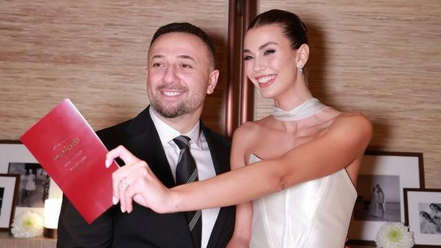 Büyük aşkta mutlu son! Sezgi Sena Akay ve Erdinç Acar evlendi