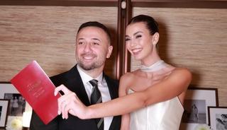 B&uuml;y&uuml;k aşkta mutlu son! İşte nikahtan kareler