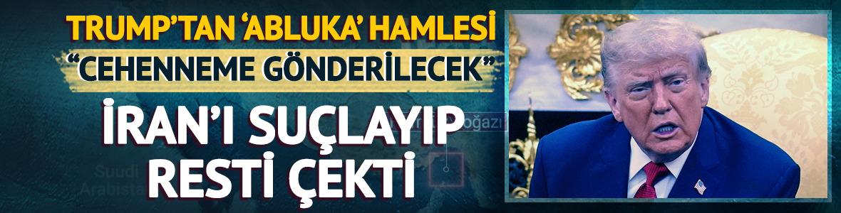 Trump "İran s&ouml;z&uuml;n&uuml; tutmadı" deyip rest &ccedil;ekti
