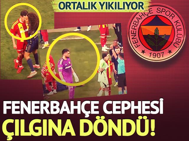 Fenerbah&ccedil;e cephesi &ccedil;ıldırdı! Hakeme o kareyle isyan ettiler