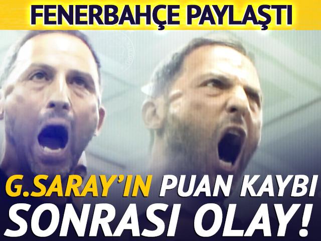 Galatasaray'ın puan kaybı sonrası Fenerbah&ccedil;e'den paylaşım!