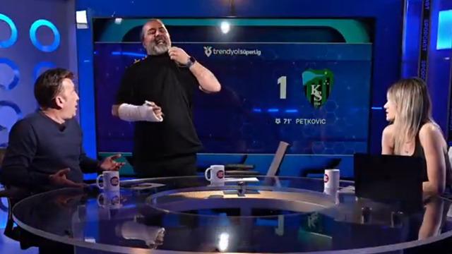 Emre Bol ile Evren Turhan canlı yayında kavga etti! Stüdyoyu terk etti...