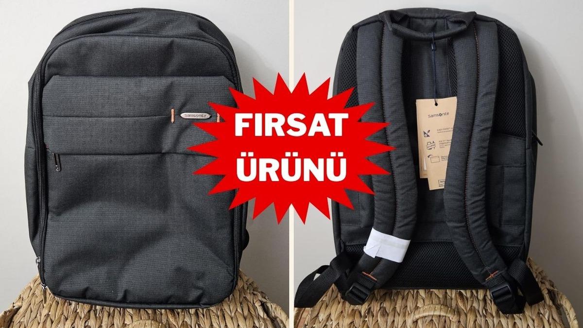 Kaçırılmayacak fırsat: Samsonite sırt çantası kısa süreliğine indirimde