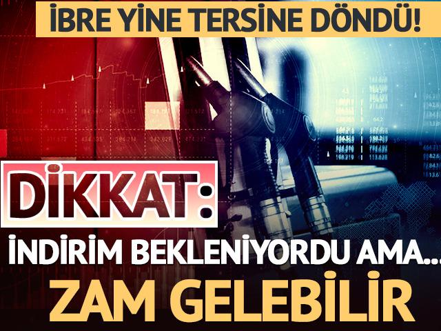 Motorinde ibre tersine d&ouml;nd&uuml;! İndirim beklenirken zam gelebilir