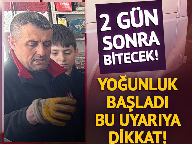 Yoğunluk başladı: Bu uyarıya dikkat