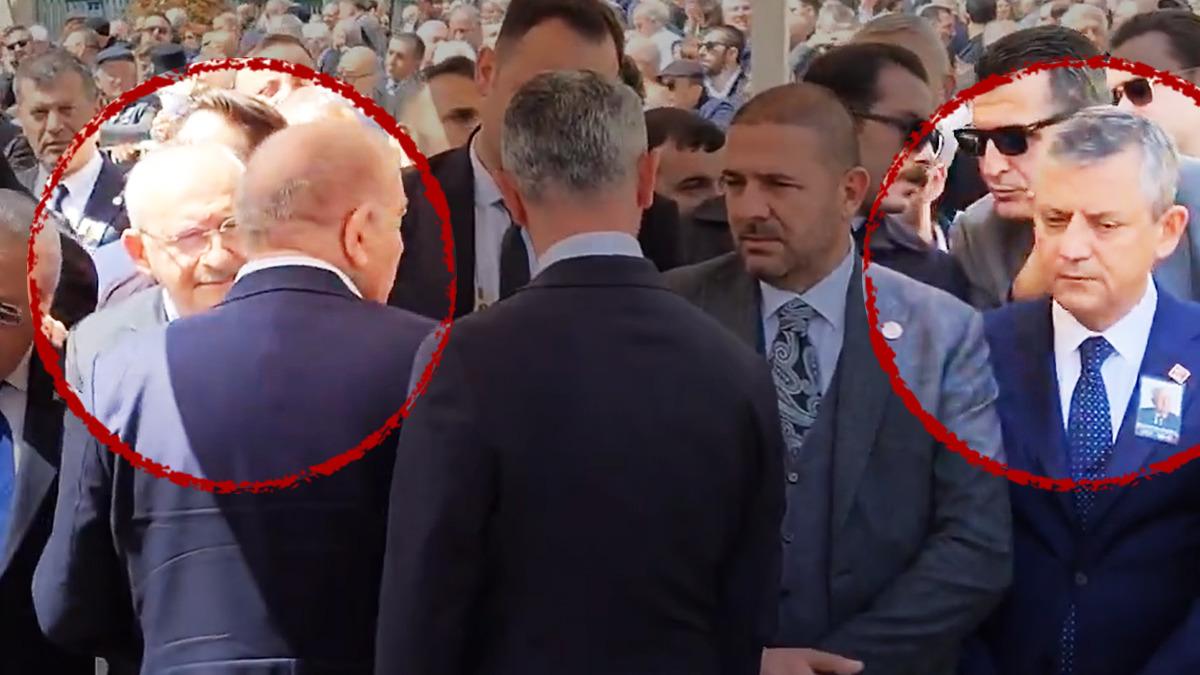 Dip dibe gelip selamlaşmadılar: Cenazede Özel ile Kılıçdaroğlu arasında soğuk rüzgarlar