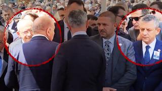 Dip dibe gelip selamlaşmadılar: Cenazede Özel ile Kılıçdaroğlu arasında soğuk rüzgarlar