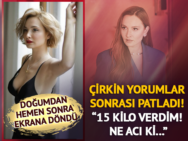 Başak G&uuml;m&uuml;lcinelioğlu doğum sonrası ekrana d&ouml;nd&uuml;! &Ccedil;irkin yorumlara isyan etti