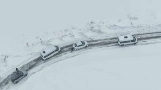 Muş’ta kar ve tipi: Mahsur kalan 50 kişi kurtarıldı