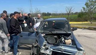 Otomobil ile otob&uuml;s &ccedil;arpıştı: 1 yaralı