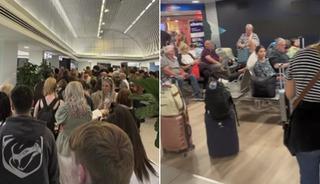 Havalimanında kabus! Yolcular kuyrukta kustu, bayıldı...