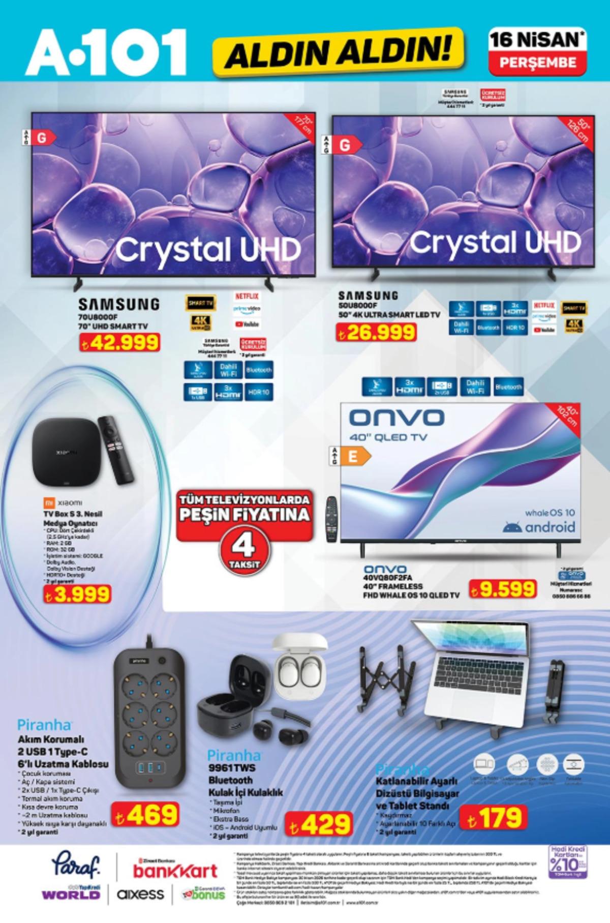 A101 e elektrikli araç geliyor! 16 Nisan 2026 A101 kataloğu 7