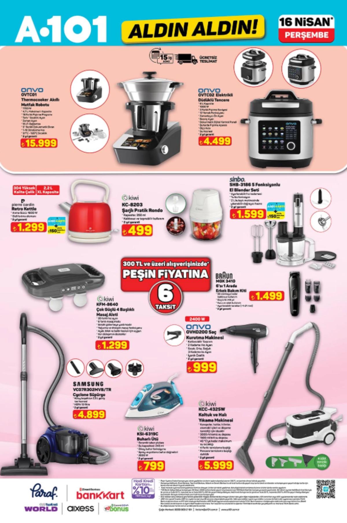 A101 e elektrikli araç geliyor! 16 Nisan 2026 A101 kataloğu 10