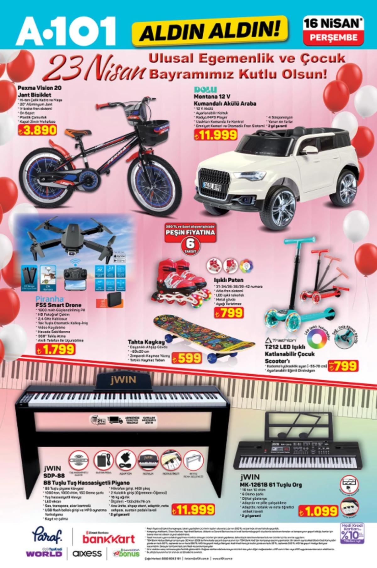 A101 e elektrikli araç geliyor! 16 Nisan 2026 A101 kataloğu 6