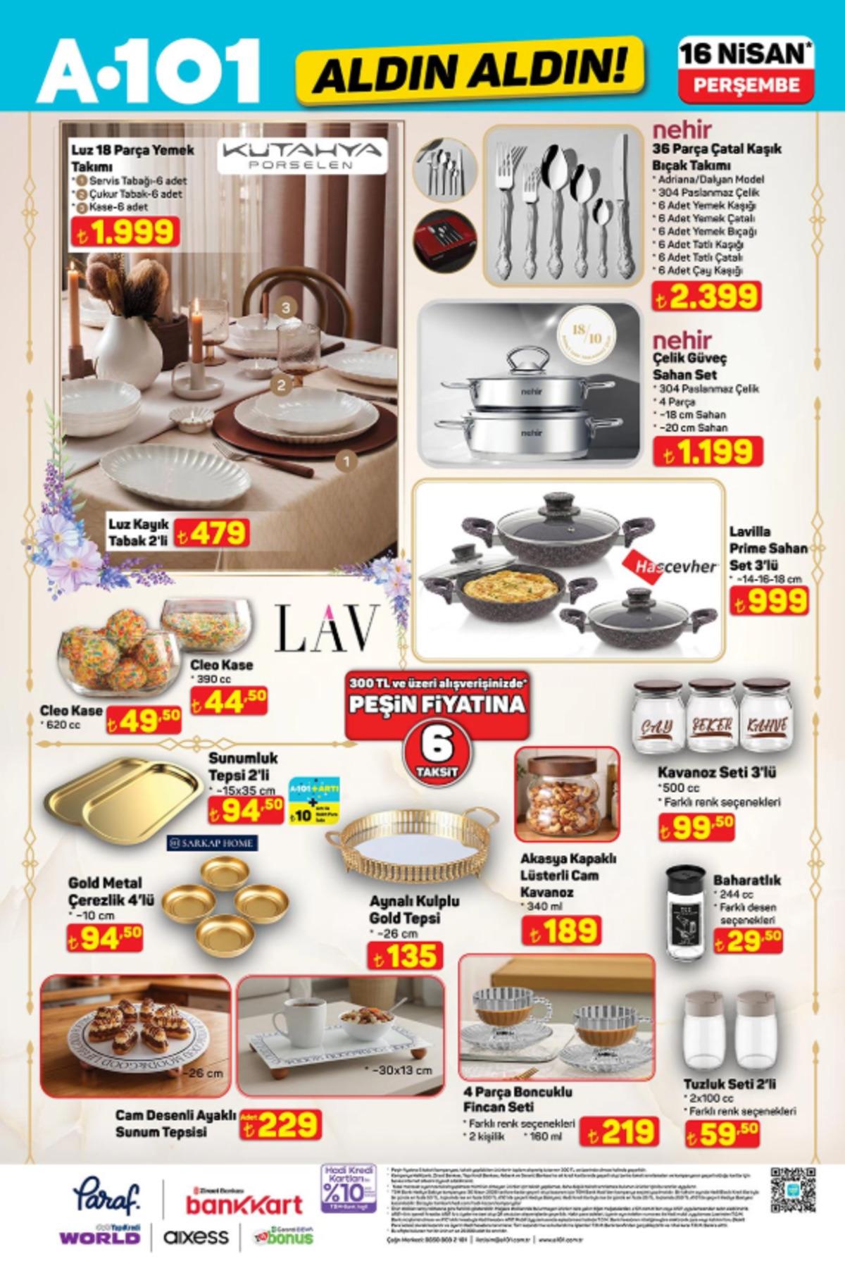 A101 e elektrikli araç geliyor! 16 Nisan 2026 A101 kataloğu 13