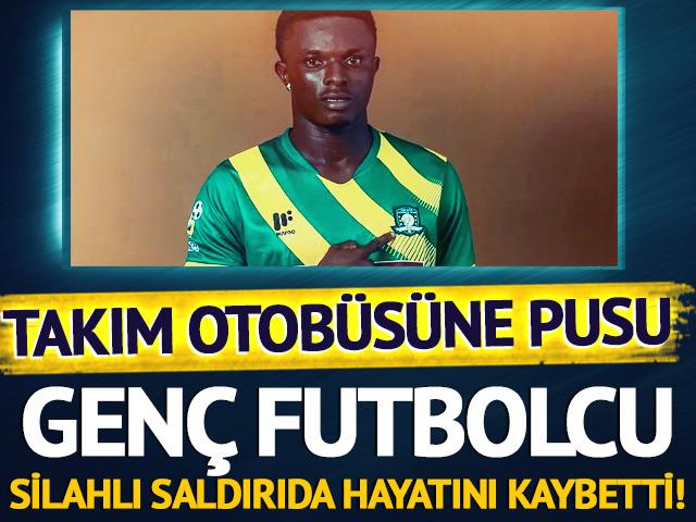 Takım otob&uuml;s&uuml;ne silahlı saldırı! Gen&ccedil; oyuncuyu kafasından vurdular