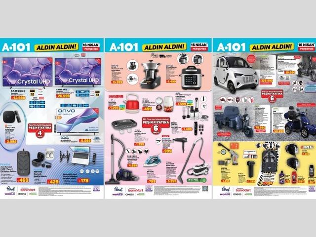 A101'e elektrikli ara&ccedil; geliyor! 16 Nisan 2026 A101 kataloğu