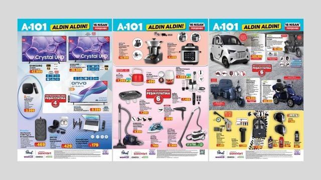 A101'e elektrikli araç geliyor! 16 Nisan 2026 A101 kataloğu