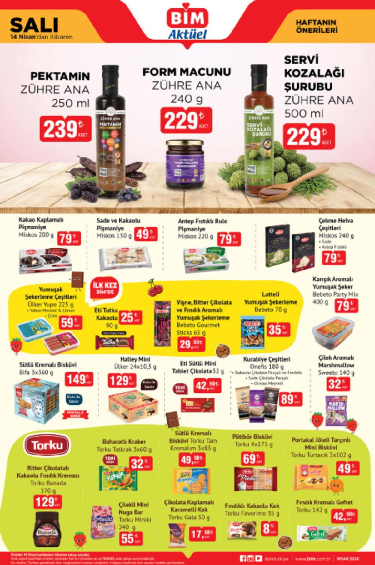 14 Nisan 2026 BİM Aktüel Haftanın Önerileri kataloğu yayınlandı! 1