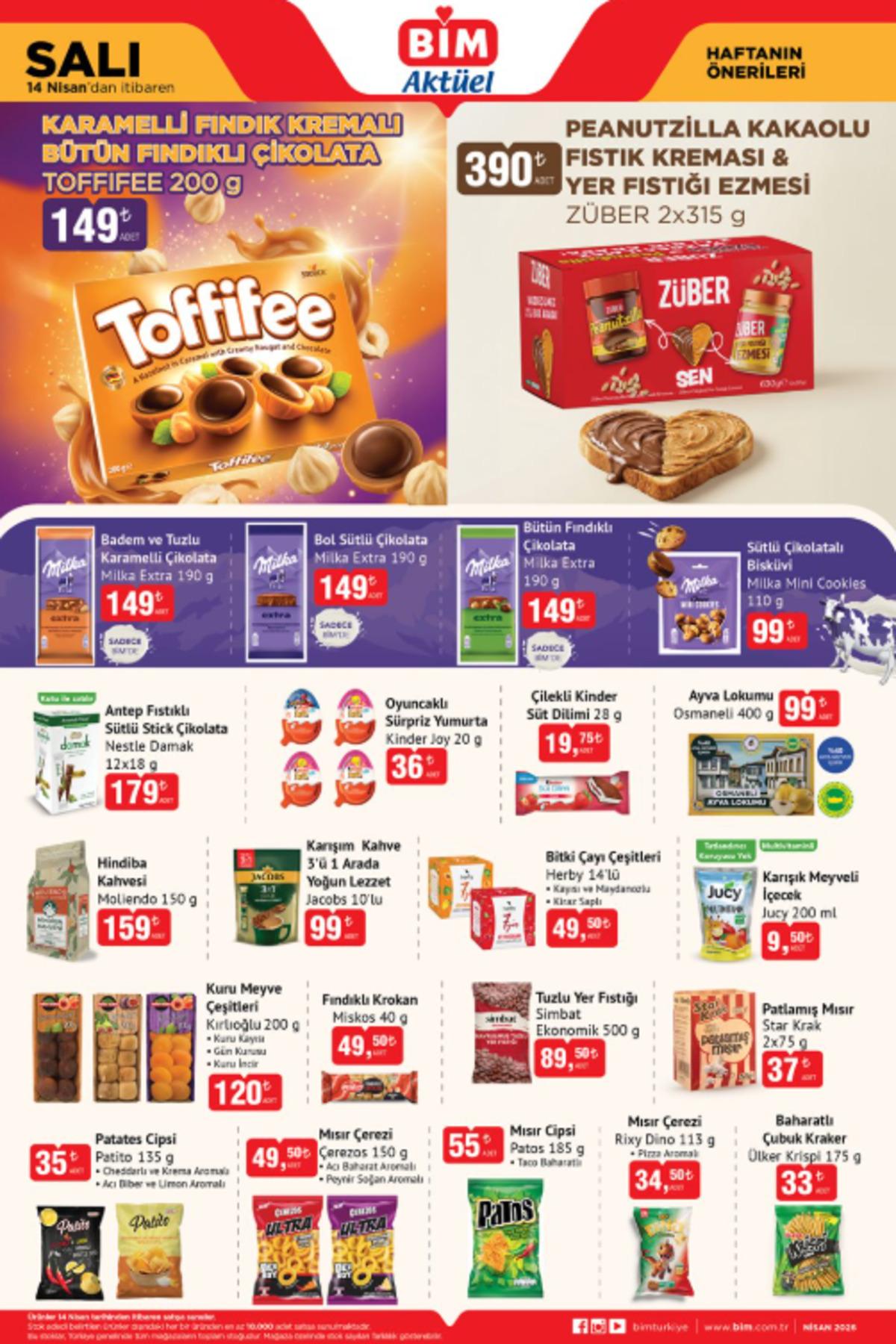 14 Nisan 2026 BİM Aktüel Haftanın Önerileri kataloğu yayınlandı! 2