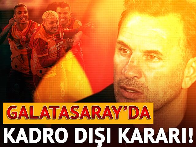 Galatasaray'da deprem etkisi geliyor! Kadro dışı kararı masada