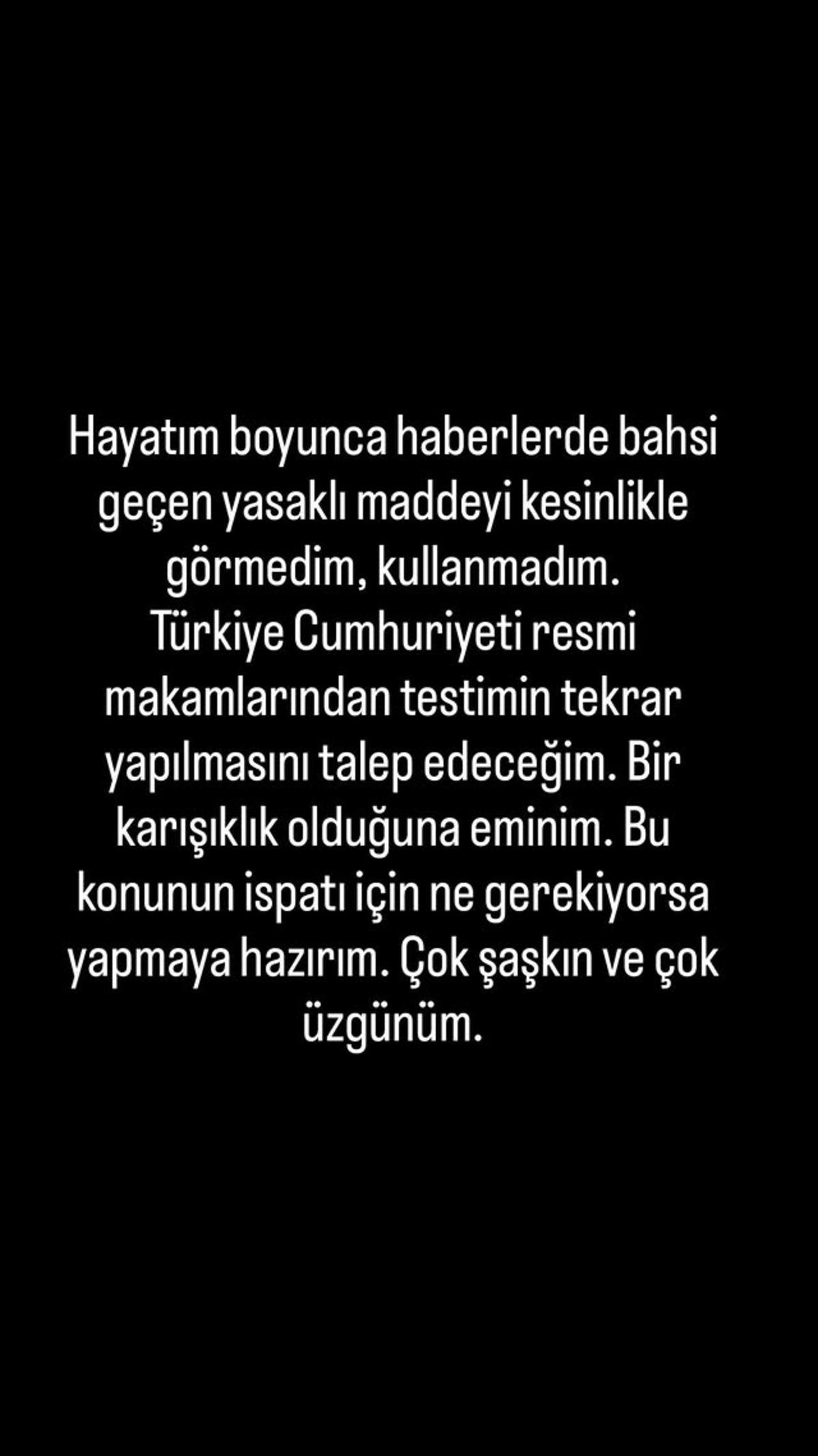 Uyuşturucu test sonucu pozitif çıktı! Hafsanur Sancaktutan dan ilk açıklama 3