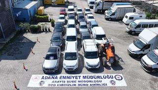 Adana merkezli "change ara&ccedil;" operasyonunda yakalanan 47 ş&uuml;pheliden 22'si tutuklandı