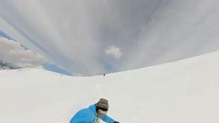 Giresun’da nisan ayında snowboard keyfi