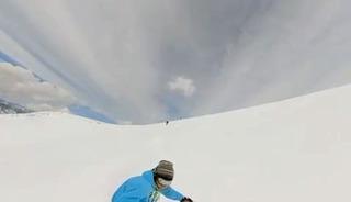 Giresun&rsquo;da nisan ayında snowboard keyfi