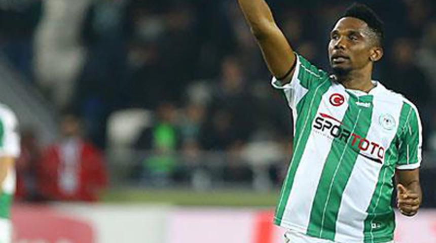 Eto'o ortalığı karıştıran harekette bulundu