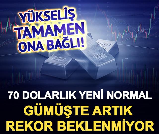 70 dolarlık yeni normal: Gümüşte artık rekor beklenmiyor