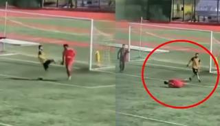 T&uuml;rkiye'de yaşandı: Sonunda bu da oldu! &Ouml;yle bir faul yaptı ki cezaevine g&ouml;nderildi