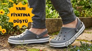 Sağlıklı adımların sırrı Crocs terlikte b&uuml;y&uuml;k indirim başladı!