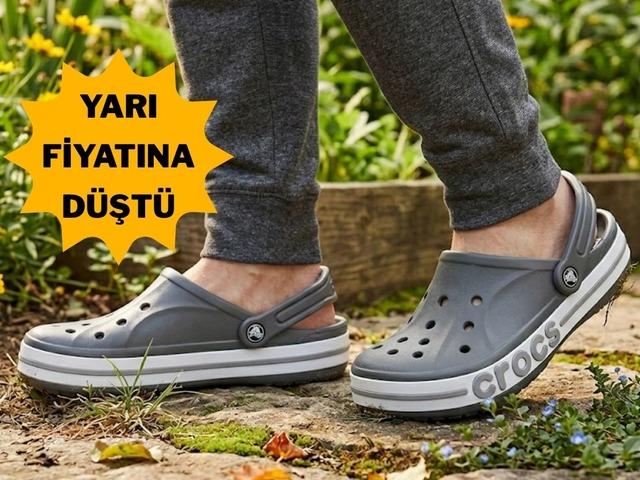 Sağlıklı adımların sırrı Crocs terlikte b&uuml;y&uuml;k indirim başladı!