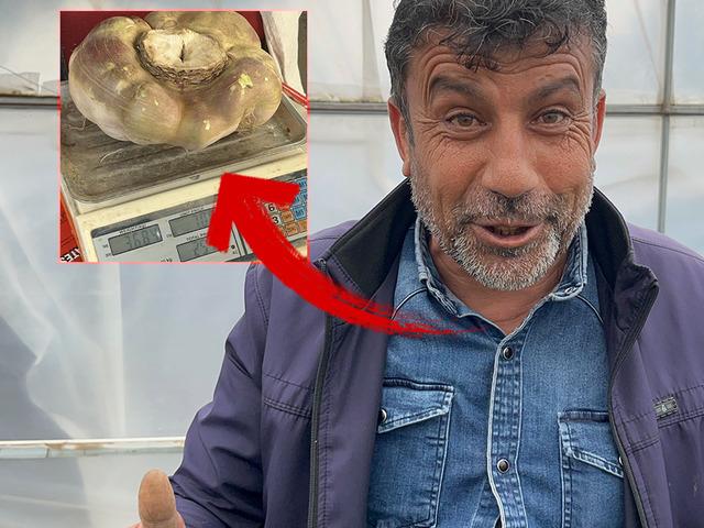 Pazar tezgahında g&ouml;ren inanamadı! Tam 4 kilo