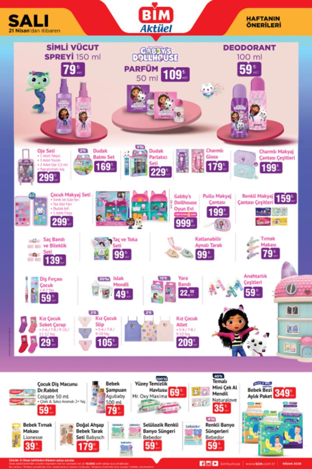 21 Nisan 2026 BİM Aktüel Haftanın Önerileri kataloğu yayınlandı! 1