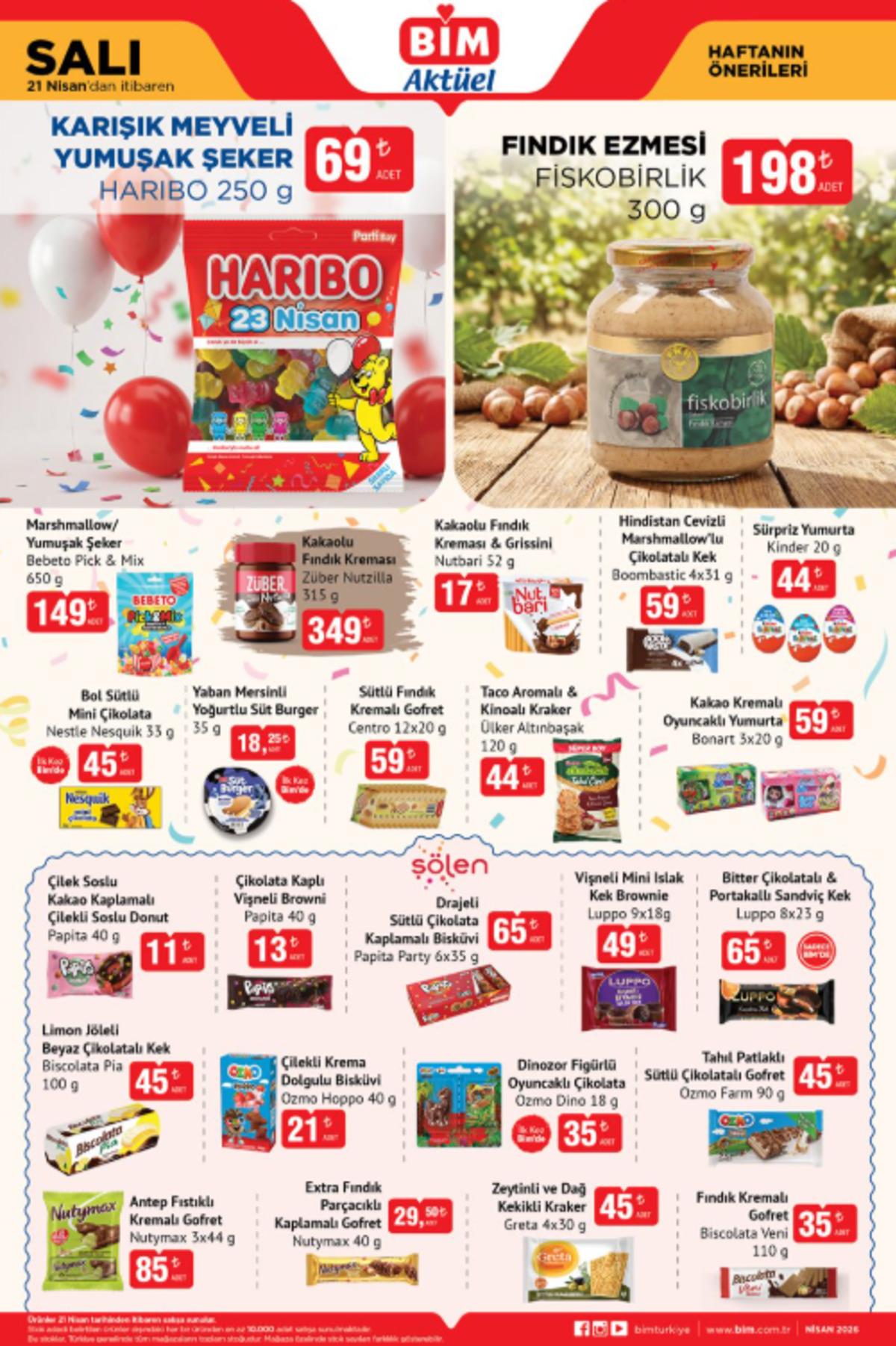 21 Nisan 2026 BİM Aktüel Haftanın Önerileri kataloğu yayınlandı! 2