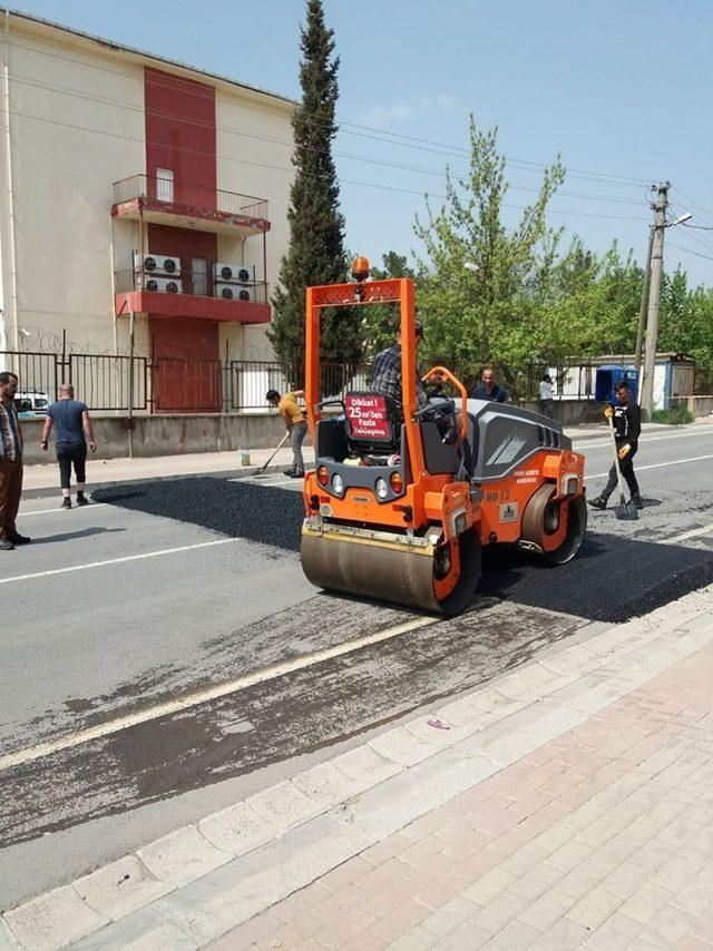 Ergene Belediyesinden hız kesici kasis çalışması