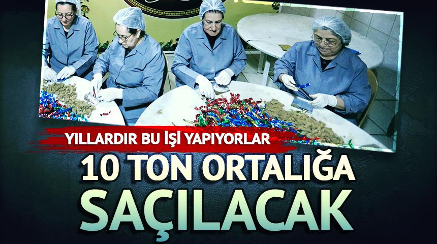 10 ton sa&ccedil;ılacak! 22 yıldır bu işi yapıyorlar