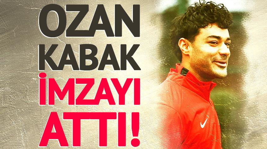 Galatasaray'a tarihi &ccedil;alım! Ozan Kabak imzayı attı