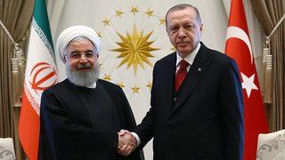 Son Dakika: Cumhurbaşkanı Erdoğan, Ruhani ile görüştü