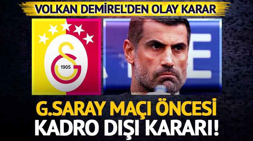 Galatasaray ma&ccedil;ı &ouml;ncesi Volkan Demirel, Onyekuru'yu kadro dışı bıraktı!