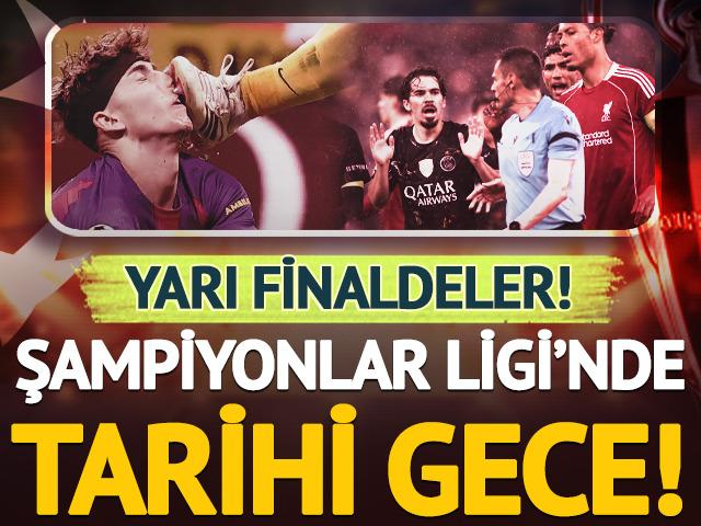 Şampiyonlar Ligi'nde tarihi gece! İki dev elendi, yarı finale y&uuml;kseldiler!