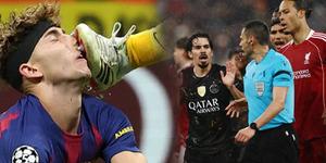 Şampiyonlar Ligi'nde tarihi gece! İki dev elendi, yarı finale y&uuml;kseldiler!