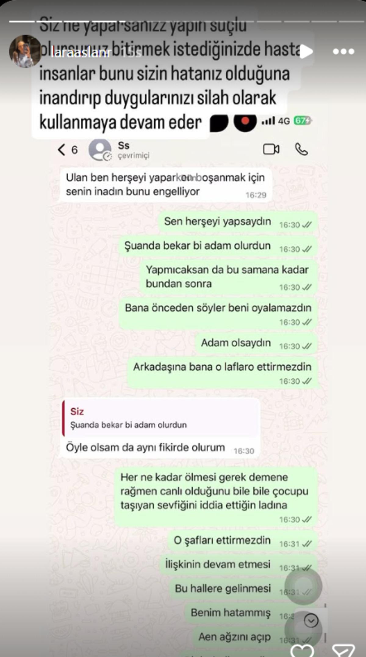 Lara Aslan dan Sabri Sarıoğlu hakkında olay iddialar: "Bana hastalık bulaştırdı" 5