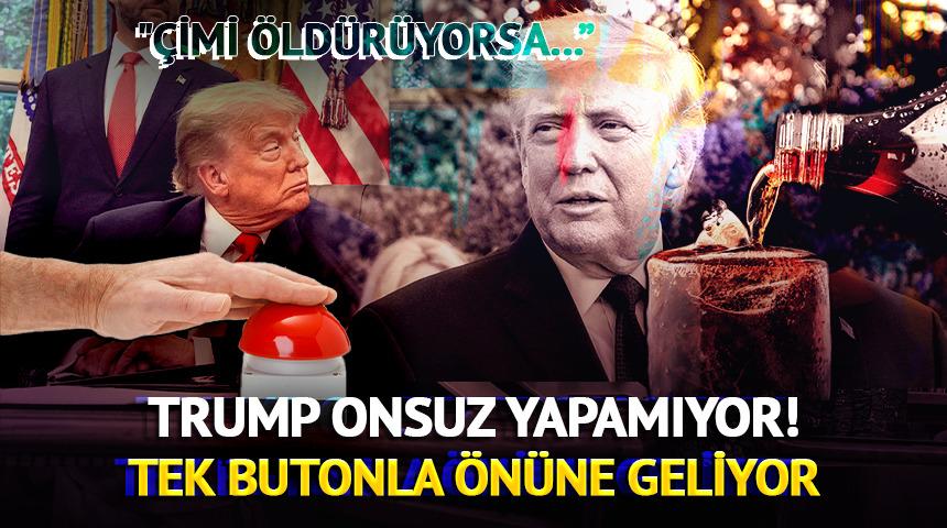 Trump onsuz yapamıyor! Tek butonla &ouml;n&uuml;ne geliyor