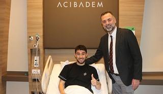 Beşiktaşlı futbolcu Kartal Kayra Yılmaz ameliyat edildi