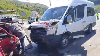 Giresun’da trafik kazaları: 1 ölü, 6 yaralı