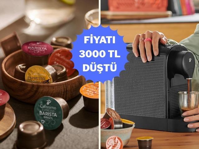 Mutfağınızın yeni baristası Tchibo kahve makinesinde indirim var!
