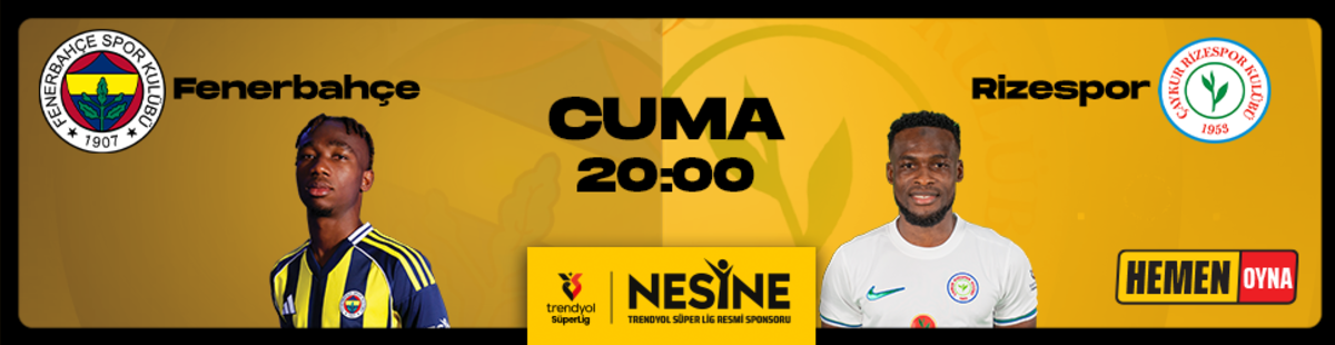 FENERBAH&Ccedil;E & RİZESPOR - HEMEN OYNA